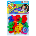 JA-RU ABC's Magnetic Letters or Numbers, 26 Pieces, Multi-Color, Ages 4 ...