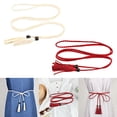 thumbnail image 1 of 2 uds cinturón de cintura estilo cintura moda cintura cuerda con niñas accesorios para fiesta Festival beige y rojo Hugo none, 1 of 10