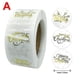 thumbnail image 1 of 500pcs Clear Merry Christmas Stickers Thank You Gifts Labels Xmas Seal Stickers, 1 of 4