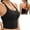 Black-1, variant on Women's Sports Yoga Bra High Impact Support Workout RunningTank Cropped Bra No Underwire full Coverage Padded with Removable Cups Back Medium Support Mesh Back Bra White