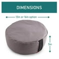 thumbnail image 2 of Yoga Meditation Pillow - Buckwheat Bolster Cushion for Yoga, Meditation & Floor Seating - Supportive & Portable Yoga Prop, 2 of 7