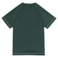 thumbnail image 6 of FORMRS Boys Rash Guard Short Sleeves Swim Shirt Quick Dry UPF 50+ Sun Protection, Sizes 3-12T, Green Christmas, 6 of 6