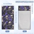 thumbnail image 5 of ZUXONGSY Car Seat Cover Towel Skull Rose Purple Print Auto Front Seat Covers Non-Slip Sprints Towel Car Seat Covers Universal Fit for Cars Suvs Vans Trucks, 5 of 8