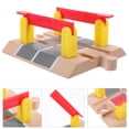 thumbnail image 2 of KAKOWELY Train Track Accessory Railway Railing Barrier Train Scene Prop Toy Educational Toy,4.92"X3.78"X1.97", 2 of 5