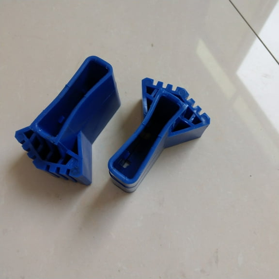 EXHUMKY BERTDOMD 2pcs Ladder Leg Leveler Stabilizer Feet Blue Non Slip Pads