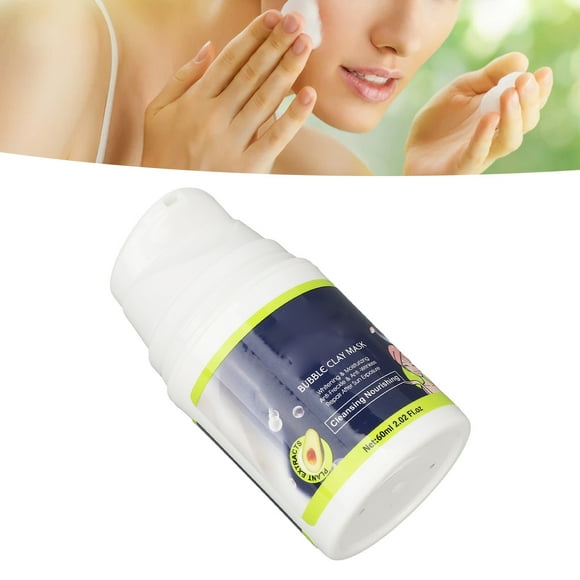 Avocado Bubble Clay , Tighten Pores Oil Control Moisturizing Bubble Clay Cleansing for Daily Life
