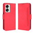 thumbnail image 1 of Case for OnePlus Nord 2T 5G Cover Adjustable Detachable Card Holder Magnetic closure Leather Wallet Case - Red, 1 of 5
