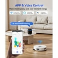 thumbnail image 6 of Redkey R11 2-in-1 Robot Vacuum and Mop, 15000Pa Suction Power, LDS Laser Navigation Self-Empty Robot Vacuum, 6 of 9