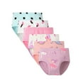 thumbnail image 3 of GYRATEDREAM 6 Pack Kids Assorted Underwears Comfty Cotton Brief Breathable Underwear Little Girls'Briefs Baby Undies Girls Panties for 2-7Y Multi-color, 3 of 6