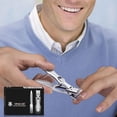 thumbnail image 7 of 2024 Upgrade Nail Clippers for Men Thick Nails - DRMODE Large Wide Jaw Opening Toe Nail Clippers for Seniors, Heavy Duty Stainless Steel No Splash Fingernail Clipper Cutters Long Handle with Catcher, 7 of 7
