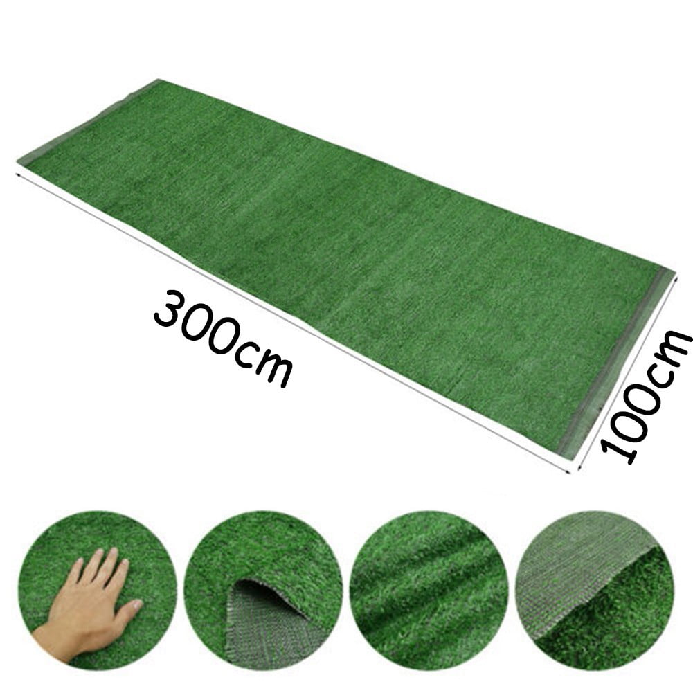 Artificial Grass Mat Fake Turf Grass Lawn Green Yard Garden 50cmX100/50cmX200cm 