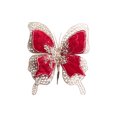 thumbnail image 2 of NWOKYZGH 1Pc Glitter Velvet Butterflies Clips for Floral Arrangements and Christmas Tree Decorations, 2 of 6