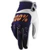 100% 10004-015-04 AIRMATIC GLOVE NAVY/ORG YSM