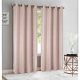 thumbnail image 1 of Jolene Floral Jacquard Grommet Window Panel, Blush, 54x84 Inches, 1 of 1