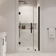thumbnail image 3 of Panama 36 x 36 x 74-3/4 Alcove Shower Kit with Base and Door in Black, 3 of 16