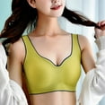 thumbnail image 3 of LLYWEY No Padding Bra Bras Women Ladies Wire-Free Bra Style-212 Women Back-Smoothing Bra Feature Adult Female High Impact Sports Bras Green 42B, 3 of 3