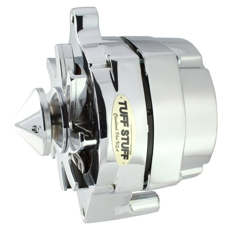 Tuff-Stuff Silver Bullet Alternator 100 Amp Ford 1-Wire V-Groove Tuff-Stuff Silver Bullet Alternator 100 Amp Ford 1-Wire V-Groove