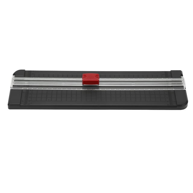 Cortador de papel con capacidad para 5 hojas y ancho de corte de 300 mm. Mini cortador de papel de corte libre ABS A4 para papel artesanal y fotográfico.