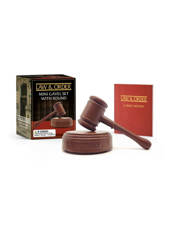 RP Minis: Law & Order: Mini Gavel Set with Sound (Paperback)