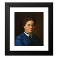 thumbnail image 2 of Carl Christian Vogel von Vogelstein 20x23 Black Modern Framed Museum Art Print Titled - Portrait of the Klara Schrader (1865), 2 of 5