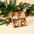 thumbnail image 5 of AJKSFHIU Funny Christmas Ornaments,12pcs Gnome Wooden Ornaments Set for Christmas Tree,Hanging Decoration Dirty Santa Gift Exchange,Christmas Gnome Hanging Wooden Ornaments Supplies, 5 of 8