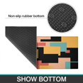 thumbnail image 7 of 2 Piece Yellow Dark Geometric` Rug Kitchen Rug Set, Decor Kitchen Rugs, Absorbent Non-Slip Washable Floor Mats, Home Indoor Runner Rugs 17"x47"+17"x30", 7 of 7