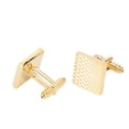 thumbnail image 3 of Gemelos franceses Jadeshay para camisa 1 par de gemelos para esmoquin Oro, 3 of 8