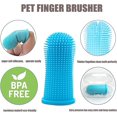 thumbnail image 3 of DouHu 4 Pieces Soft Silicone Pet Finger Toothbrush, Dogs Cats Finger Toothbrush, Silicone Cat Teeth Cleaner Dog Toothbrush Set, Silicone Finger Toothbrush P, 3 of 5