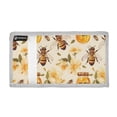 thumbnail image 2 of JIALIOU Nylon Trifold Card Wallet with ID Window Zipper Pocket for Men Women Teen Bees and Honey, 2 of 7