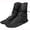 Black, variant on Medieval Renaissance Ankle Boots for Men and Women, Vintage Lace Up Retro Costume Shoes with Soft Flexible Sole for Cosplay, Festivals and Casual Wear