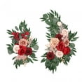 thumbnail image 2 of 2 guirnaldas de flores para arco de boda, guirnaldas de rosas artificiales, arco de boda rústico C, 2 of 9