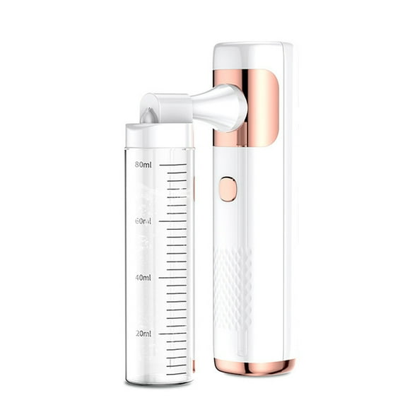 Portable 80ml Capacity Face Oxygen Machine High Pressure Oxygen Sprayer Nano-Mist Sprayer Home Beauty-Parlor Handheld Skin Care Tools Ladys Gifts