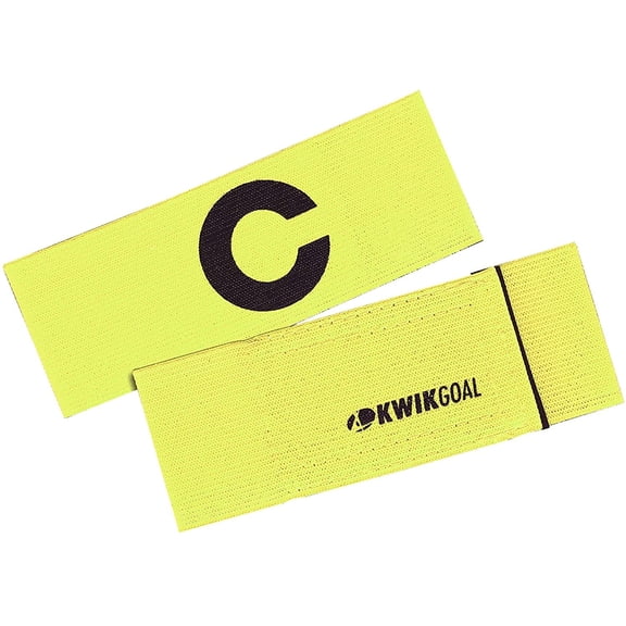 Kwik Goal Captain "C" Arm Band, Yellow