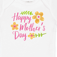 thumbnail image 4 of Inktastic Happy Mothers Day with flowers Boys or Girls Baby Bodysuit, 4 of 5