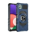 thumbnail image 2 of For T-Mobile Revvl 6 Pro 5G Hybrid Magnetic Car Mount 360° Rotating Ring Kickstand Stand Holder Armor [Military Grade] Phone Case Cover by Xpression - Blue, 2 of 9