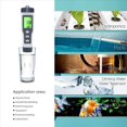 thumbnail image 4 of 3X Digital para Agua, TDS/PH/Medidor de Temperatura, Probador de Agua para Agua Potable, Piscina, Hidroponía, 4 of 5