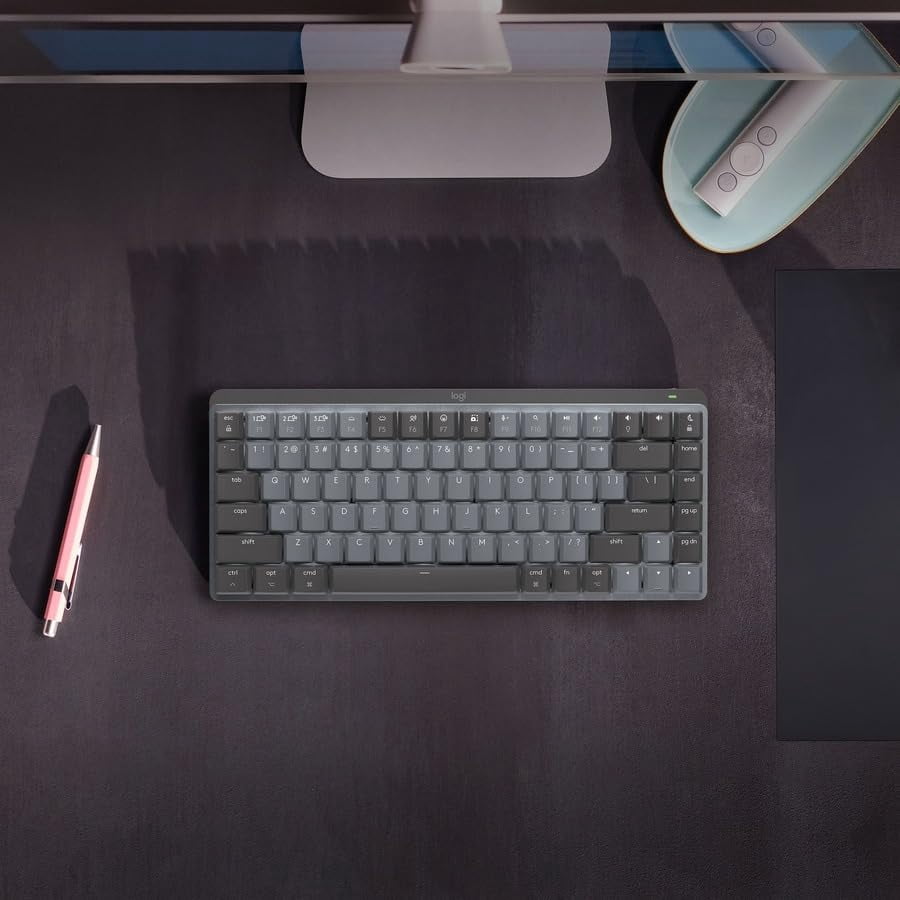 Restored Logitech MX Mechanical Mini for Mac Wireless Illuminated Keyboard (Refurbished)