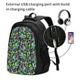 thumbnail image 2 of Balery Watercolor Cactuses Print USB Charging Backpack for Men and Women - Water-Resistant, Anti-Theft Laptop Backpack with USB Port for Travel, Work, School, and College, 2 of 7