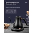 thumbnail image 2 of Electric Gooseneck Kettle Temperature Control, Pour Over Electric Kettle for Coffee and Tea, 100% Stainless Steel Inner, 1200W Rapid Heating, 0.8L, B, 2 of 9