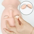 thumbnail image 2 of False es Extension Practice Head Silicone Exercise for Makeup Training, Graft - head Eye head Eye, 2 of 8