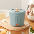 thumbnail image 2 of 1L Mini Electric Hot Pot Boil Dry Protection Electric Cooker for Dumpling Soup Porridge Oatmeal, 2 of 2
