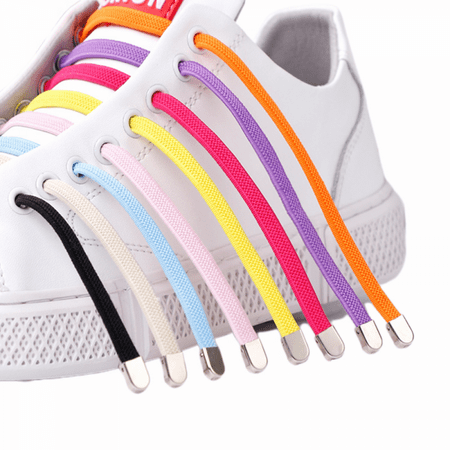 

8 pairs Shoe laces， with Elastic Laces，Elastic Shoelaces for Adults and Kids