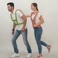 thumbnail image 5 of V Shape Reflective Vest High Visibility Cycling Safety Vest Running Gear, Universal Size-neonOrange-1Pc, 5 of 6