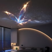 USB-Powered Dreamy Projection Night Light - Portable Creative Ambient Light for Bedroom Decor, Soft Glow Projector for Sleep & Relaxation, Durable USB Lamp for Home & Travel Use, 11in, 6 Patterns
