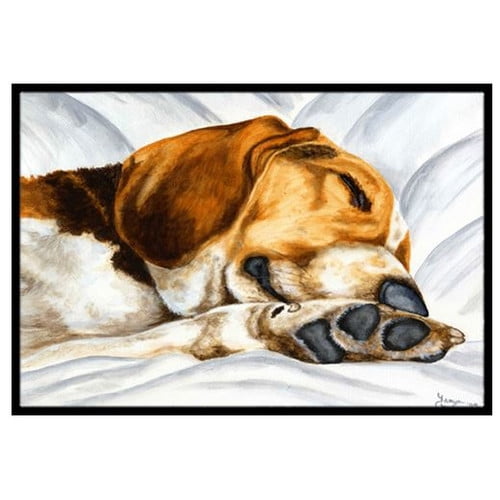 Beagle Bliss Doormat by Caroline's Treasures