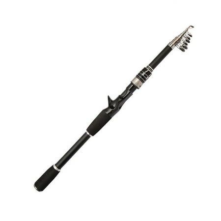 Portable 1 8M 2 4M Telescopic Fishing Rod Easy Carry for Outdoor Fishing Guns Handle 2.4M