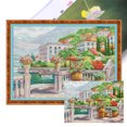 thumbnail image 1 of Kit Punto Cruz Con Hilo Algodón Ecológico Bordado Parcial 14CT 53x40cm, 1 of 9