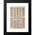 thumbnail image 2 of Owen Jones 11x14 Black Modern Framed Museum Art Print Titled - Renaissance No.2 (1856), 2 of 5