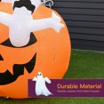 thumbnail image 5 of HOMCOM 6FT Inflatable Halloween Jack-O-Lantern and Ghosts, Inflatable Outdoor LED Yard Display, Built -in LED, 5 of 10