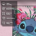 thumbnail image 4 of Girl's Lilo & Stitch Tropical Hawaii Poster Graphic Tee Light Pink X Large, 4 of 10